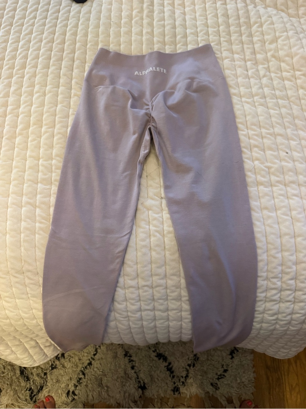 Alphalete Soft Lavender High-Rise Seamless Leggings